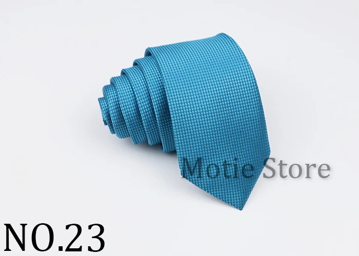 Classic SlimPlaid Neck Ties For Men Casual Suits Tie Gravatas Grey Blue Mens Neckties For Business Wedding 6cm Width Men Ties