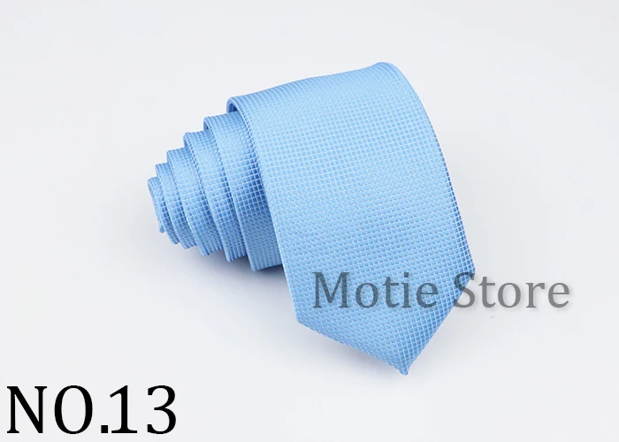 Classic SlimPlaid Neck Ties For Men Casual Suits Tie Gravatas Grey Blue Mens Neckties For Business Wedding 6cm Width Men Ties