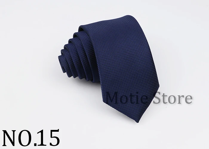 Classic SlimPlaid Neck Ties For Men Casual Suits Tie Gravatas Grey Blue Mens Neckties For Business Wedding 6cm Width Men Ties