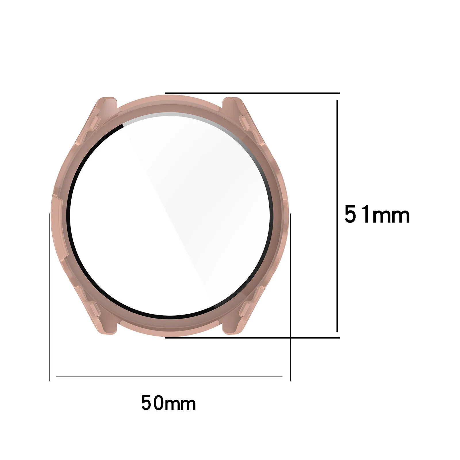 Full Protective Case for Garmin Forerunner 965 Forerunner 265 265S Screen Protector Case Cover PC 2in1 Shell+Tempered Glass Film