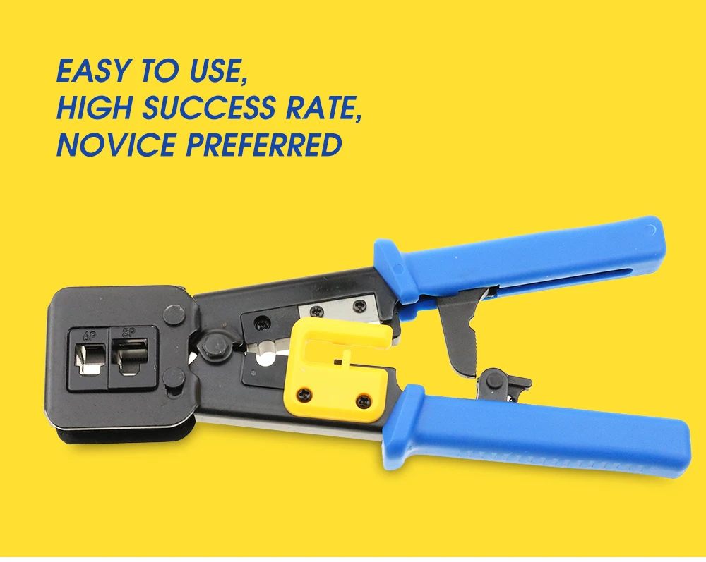 RJ45 Crimper Hand Network Tools Pliers RJ12 Cat5 Cat6 8P8C Cable Stripper Pressing Clamp Tongs Clip Multi Function