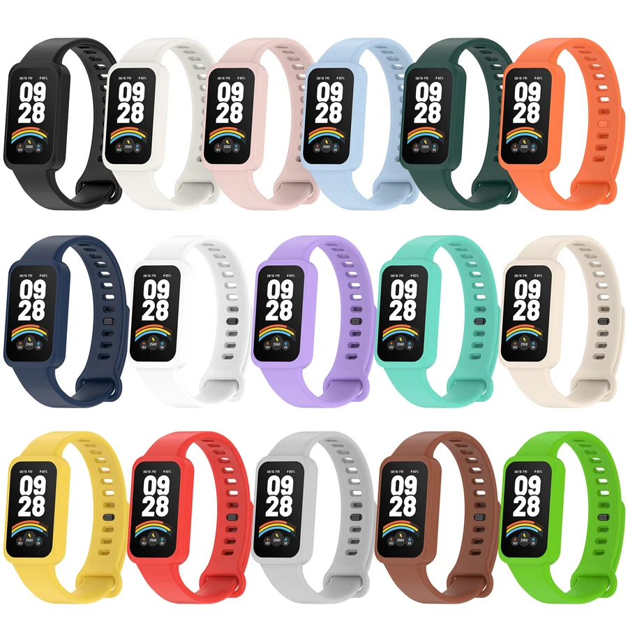Strap For Xiaomi Band 9/8 Active Watchband For Mi Band 8/9 Active For Redmi Band 3 Strap Wristband For Redmi Band 3 2 Wriststrap