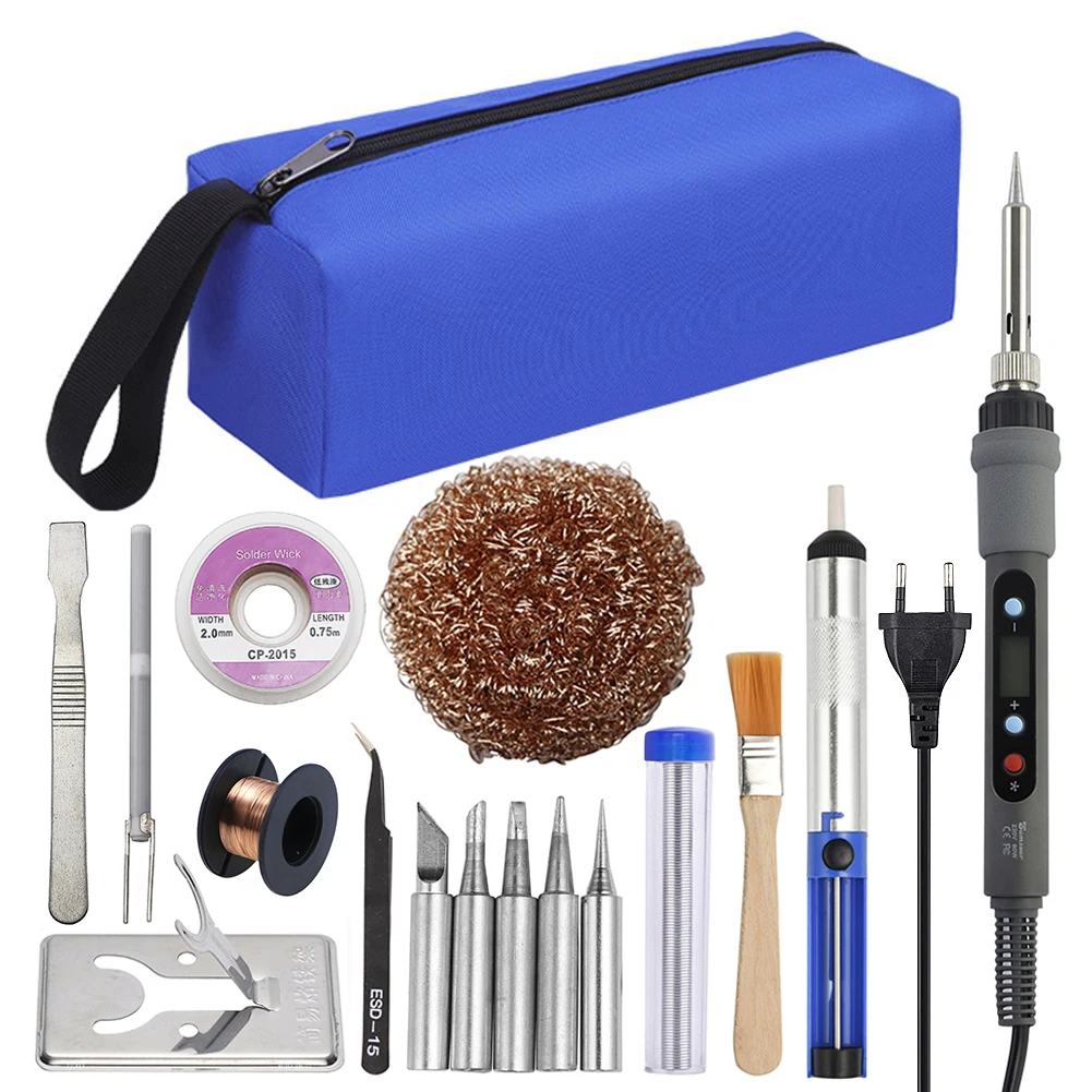 New Electric Soldering Iron 60W / 80W Digital Adjustable Temperature Desoldering Welding Repair Solder Tools