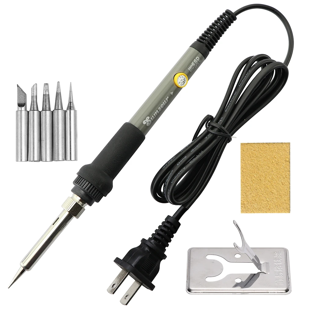 New Electric Soldering Iron 60W / 80W Digital Adjustable Temperature Desoldering Welding Repair Solder Tools