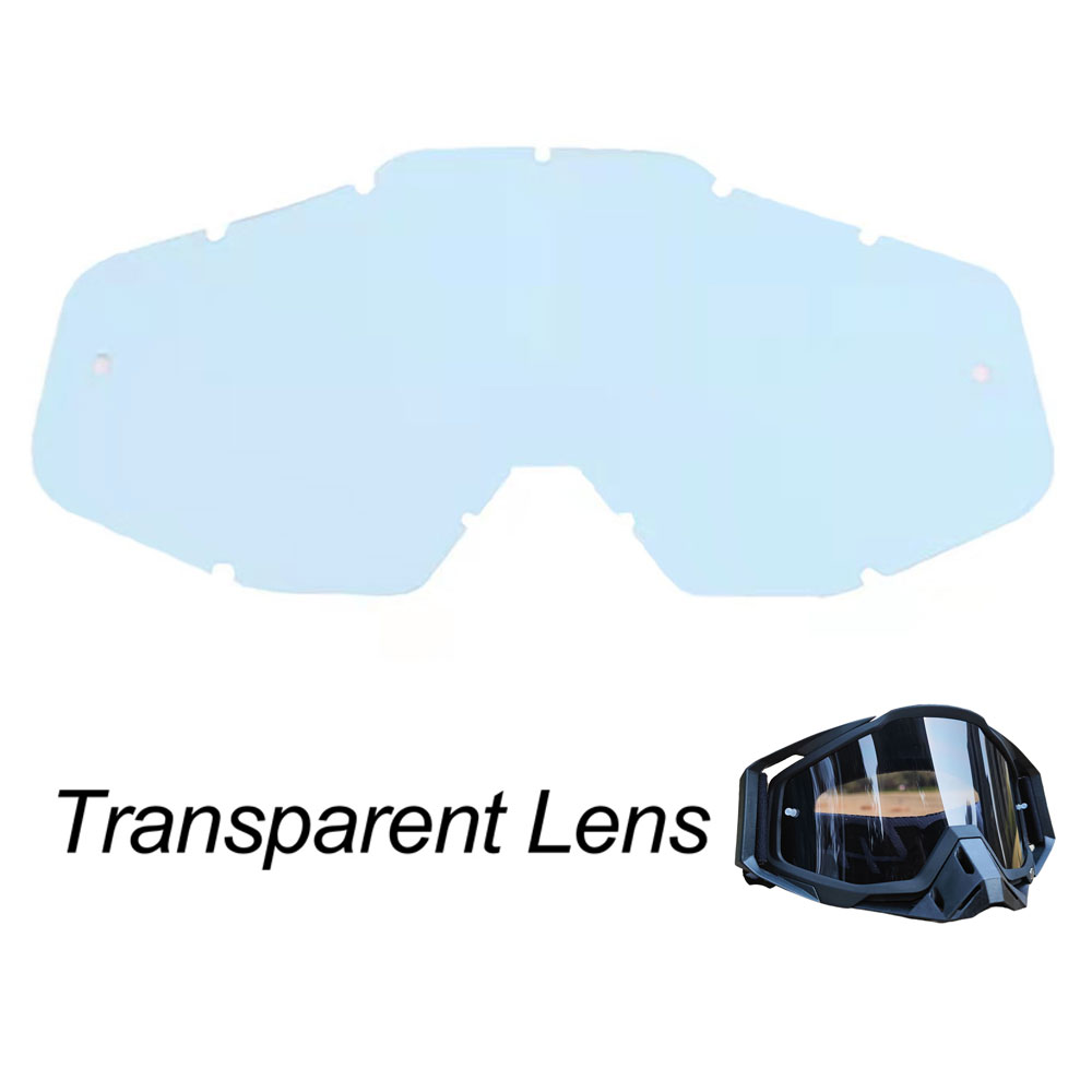 Motocross Glasses Replace Lens Offroad Motorbike ATV Motorcycle Goggles Color Lens Helmet Glasses Lens Accessories Spare Lens