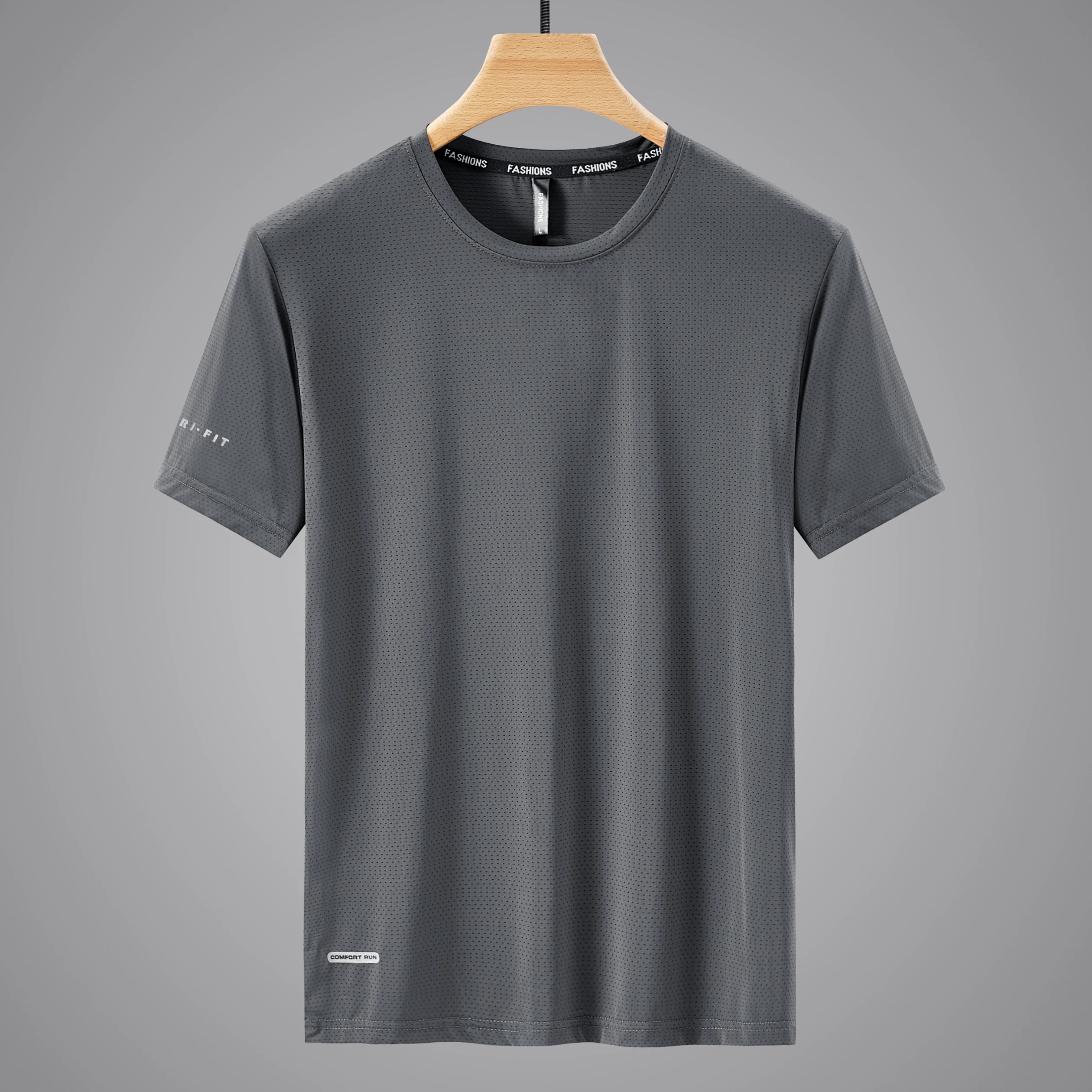 Quick Dry Sport T Shirt Men'S 2026 Short Sleeves Summer Casual White Plus OverSize 6XL 7XL 8XL 9XL Top Tees GYM Tshirt Clothes