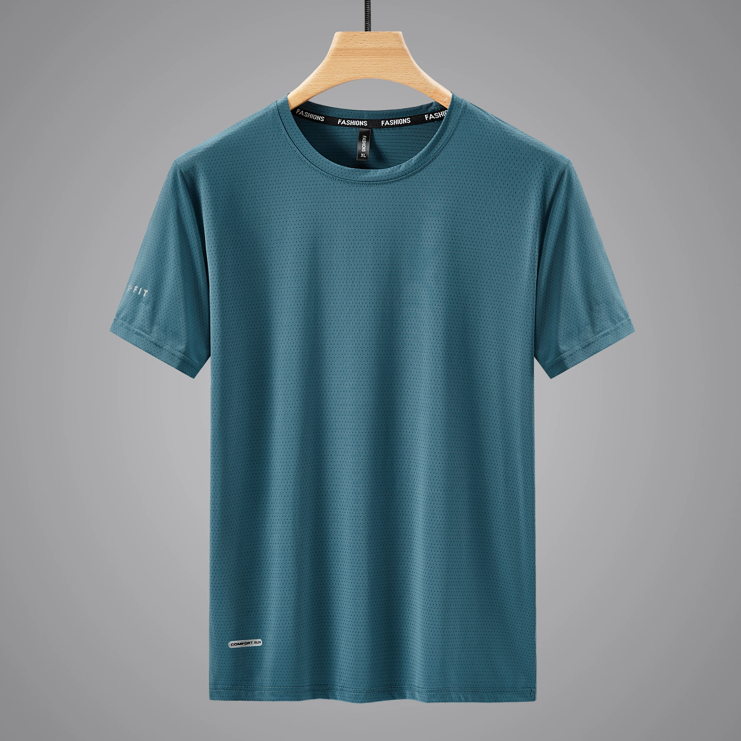 Quick Dry Sport T Shirt Men'S 2026 Short Sleeves Summer Casual White Plus OverSize 6XL 7XL 8XL 9XL Top Tees GYM Tshirt Clothes