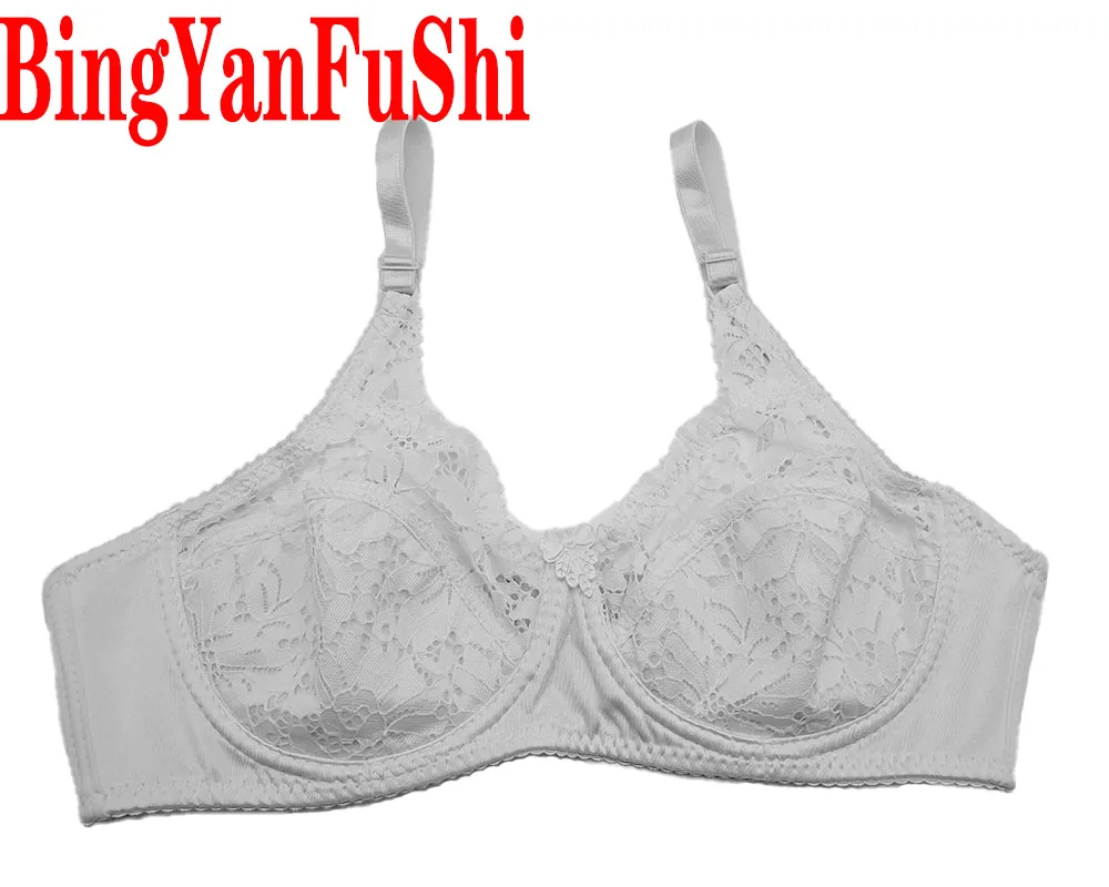 Sexy Lace Women Bra Top Full Cup Minimizer Floral Large Chest Big Bust Bh Thin Padded Cotton Bralette Underwire Push Up Bras C27