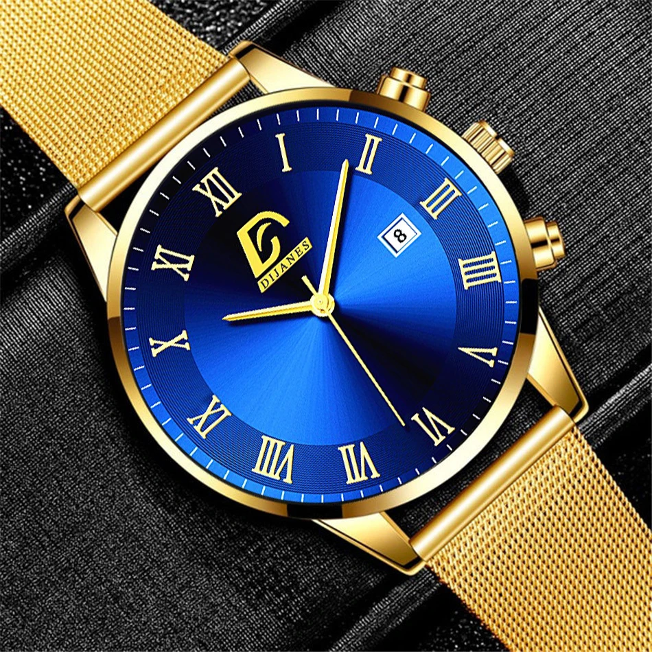 Luxury Fashion Mens Minimalist Watches Luxury Quartz Watch Men Business Casual Clock reloj hombre