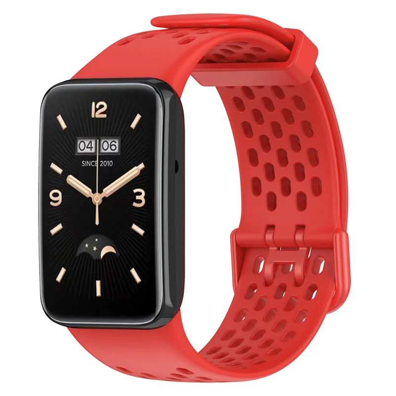 Strap for Xiaomi Mi Band 7 Pro Breathable Bracelet Sport Silicone Miband7 Pro Wrist Correa Replacement Wristband Accessories