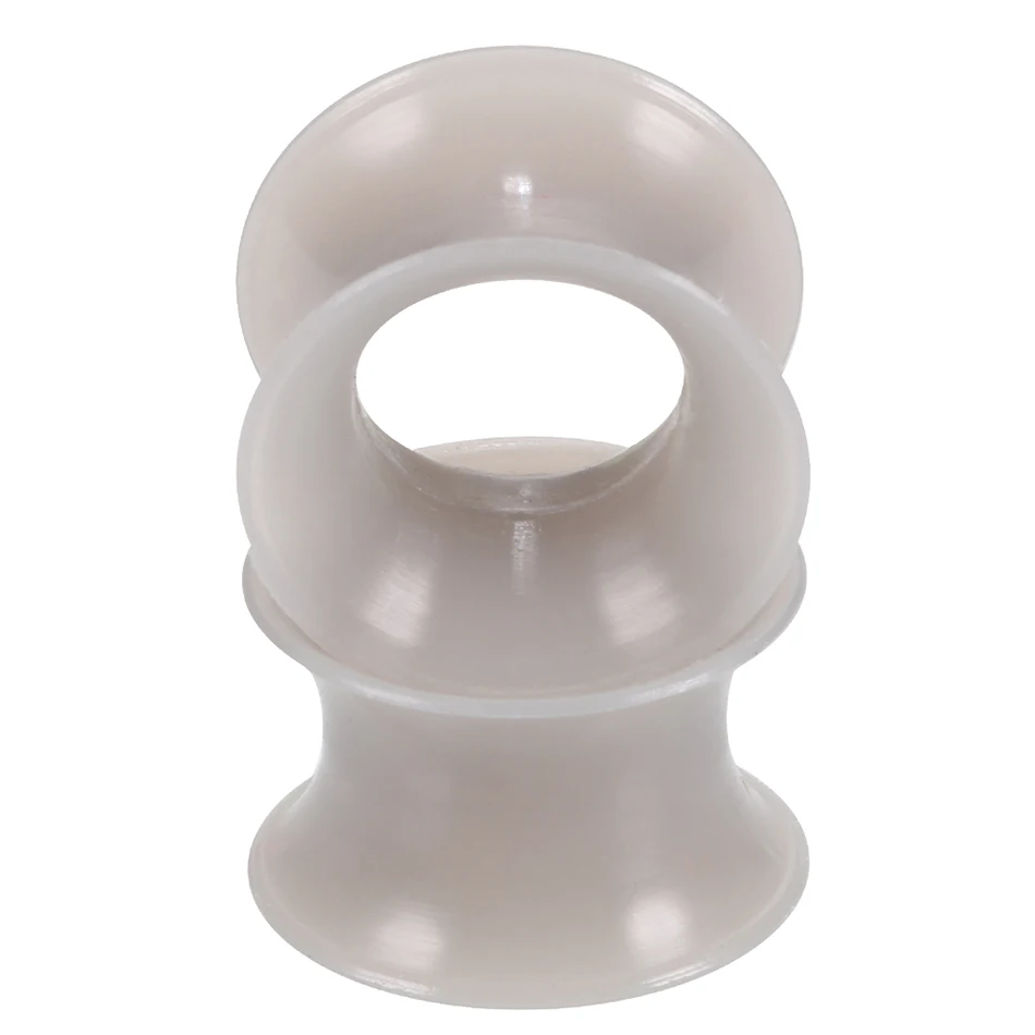 2Pcs Silicone Ear Plugs and Tunnels Ear Piercings Earlets Screwed Earring Expander Ear Gauges Body Jewelry Piercings