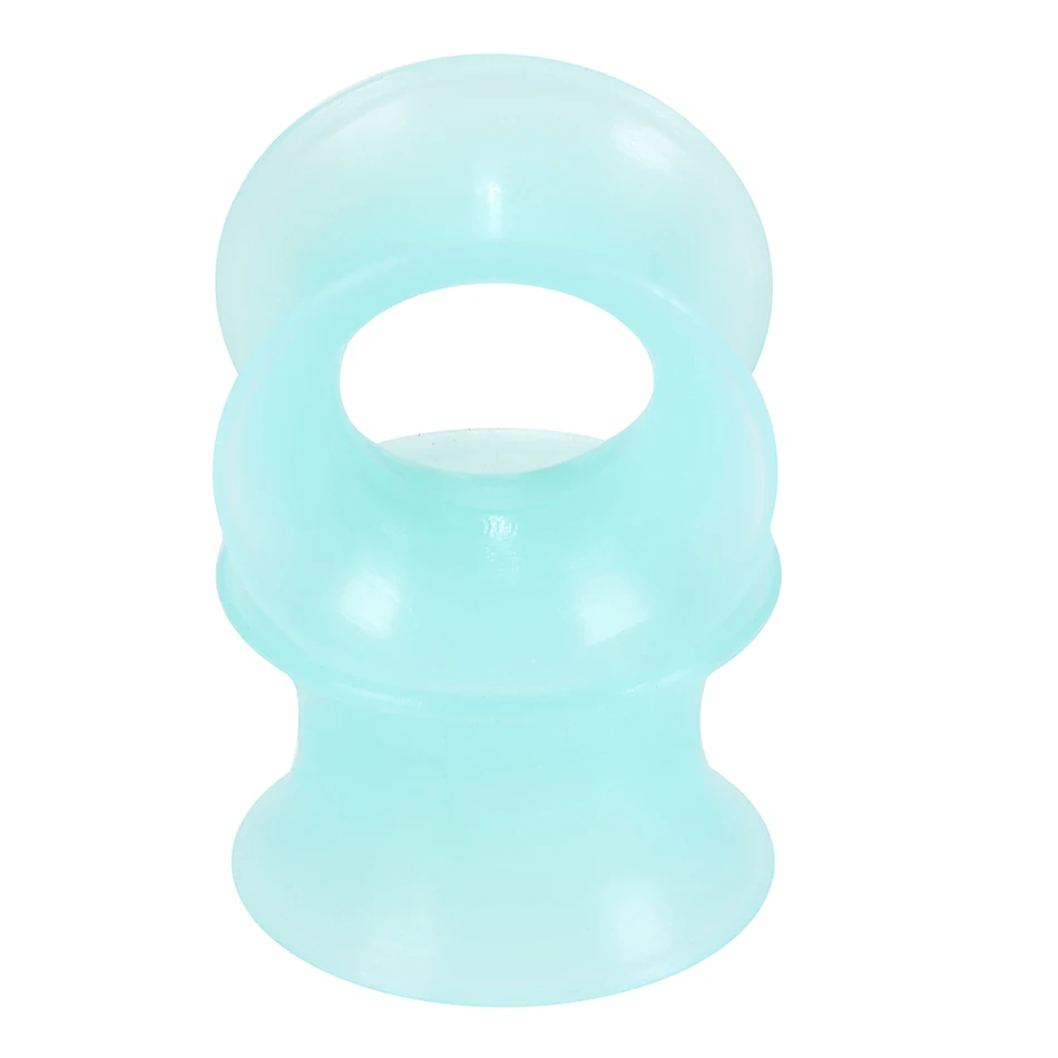 2Pcs Silicone Ear Plugs and Tunnels Ear Piercings Earlets Screwed Earring Expander Ear Gauges Body Jewelry Piercings