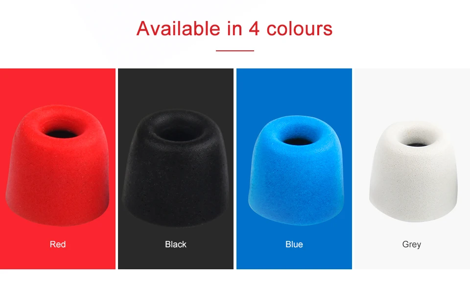 TRN 3Pairs (6pcs) Earphone Memory Cotton Earmuffs Rebound Earplugs PU Sponge Memory Sponge Earphone Eartips V90 MT1 ST1 BA15
