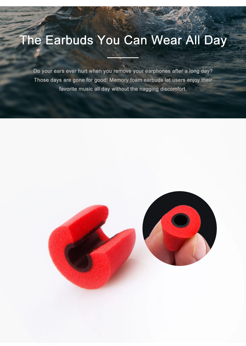 TRN 3Pairs (6pcs) Earphone Memory Cotton Earmuffs Rebound Earplugs PU Sponge Memory Sponge Earphone Eartips V90 MT1 ST1 BA15
