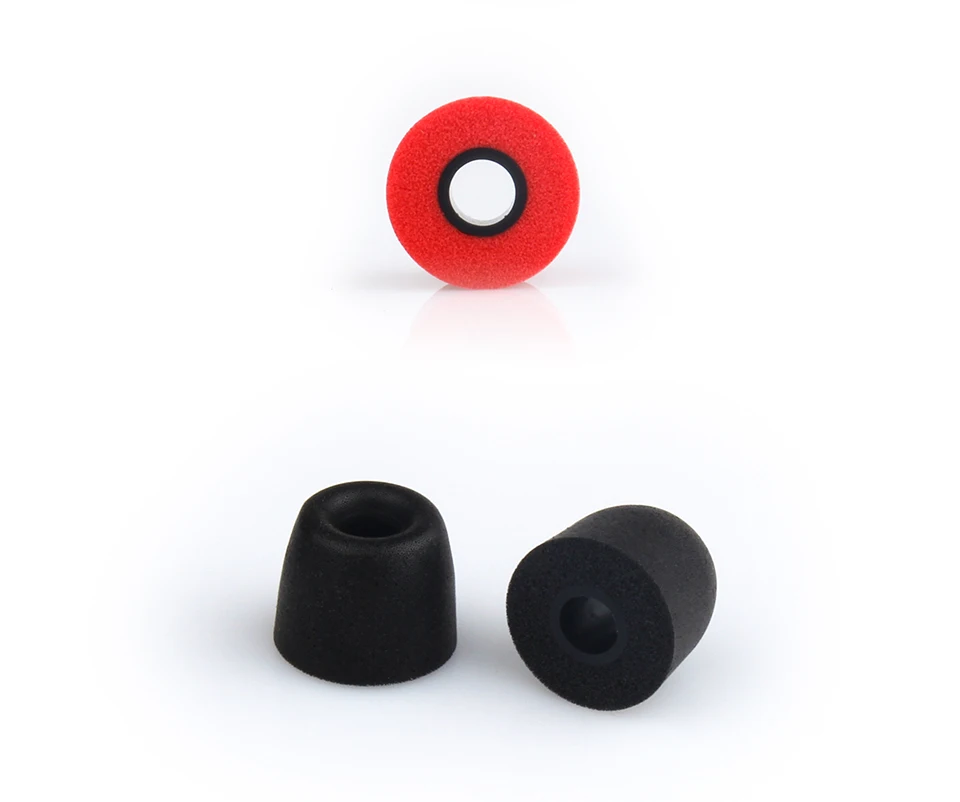 TRN 3Pairs (6pcs) Earphone Memory Cotton Earmuffs Rebound Earplugs PU Sponge Memory Sponge Earphone Eartips V90 MT1 ST1 BA15