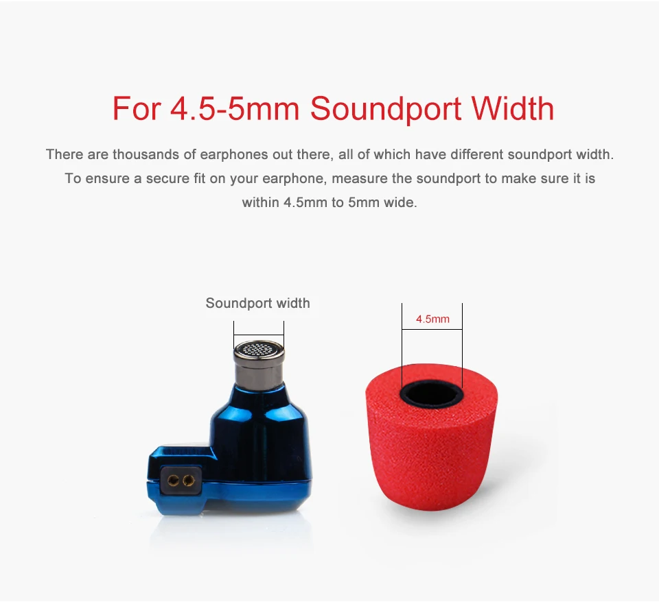 TRN 3Pairs (6pcs) Earphone Memory Cotton Earmuffs Rebound Earplugs PU Sponge Memory Sponge Earphone Eartips V90 MT1 ST1 BA15