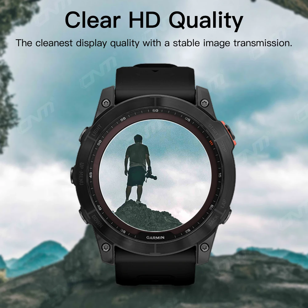 9H Tempered Glass For Garmin Fenix 8 7X 6X Pro 7 6 7S 6S 5 5S Solar AMOLED Screen Protector Glass Anti-scratch Film Accessories
