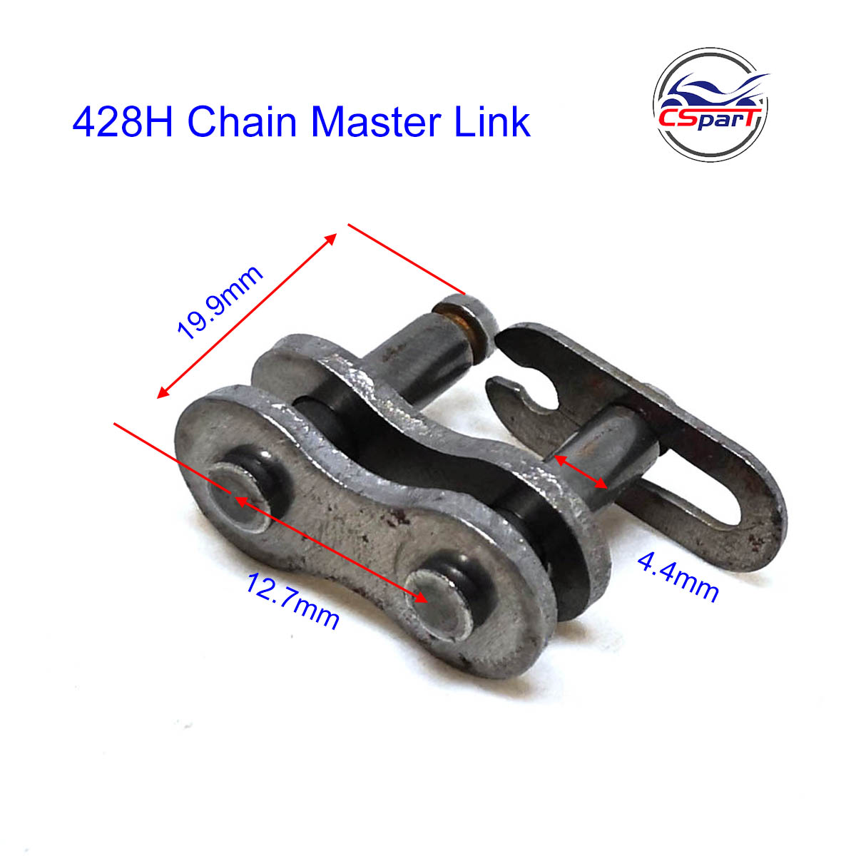 25H T8F 420 428 428H 520 530 Chain Master Link Pocket Dirt Pit ATV Quad Go Kart E Gas Scooter Motorcycle