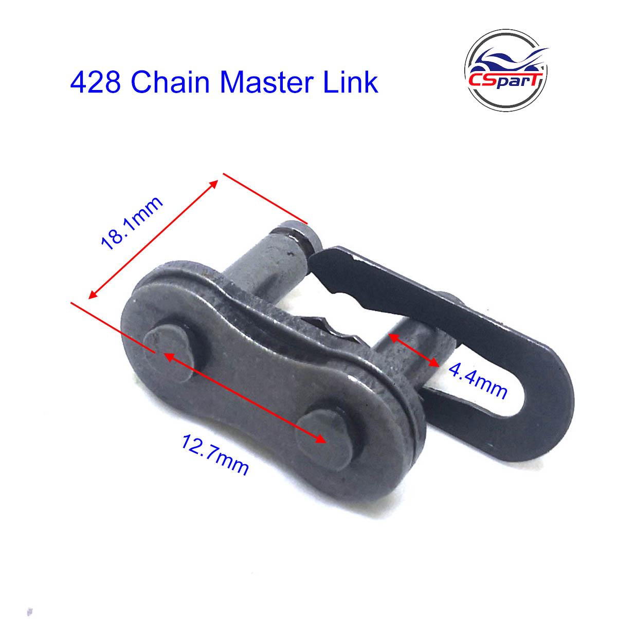 25H T8F 420 428 428H 520 530 Chain Master Link Pocket Dirt Pit ATV Quad Go Kart E Gas Scooter Motorcycle