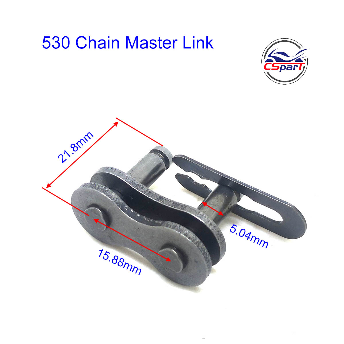 25H T8F 420 428 428H 520 530 Chain Master Link Pocket Dirt Pit ATV Quad Go Kart E Gas Scooter Motorcycle