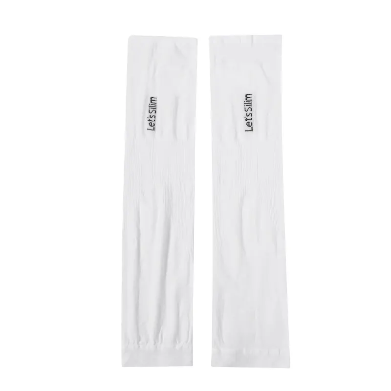 2 Pairs Of Ice Silk Sleeves For Both Men And Women Outdoor Uv Protection Cycling Arm Sun Screen Protection Black Plus White