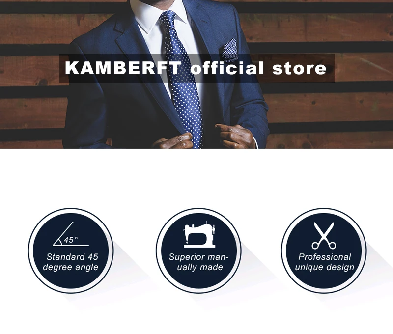 KAMBERFT Classic New 8cm Ties Men's Solid Color Necktie Pink Red Yellow Satin Ties for Man Business Wedding Party Tie Gift