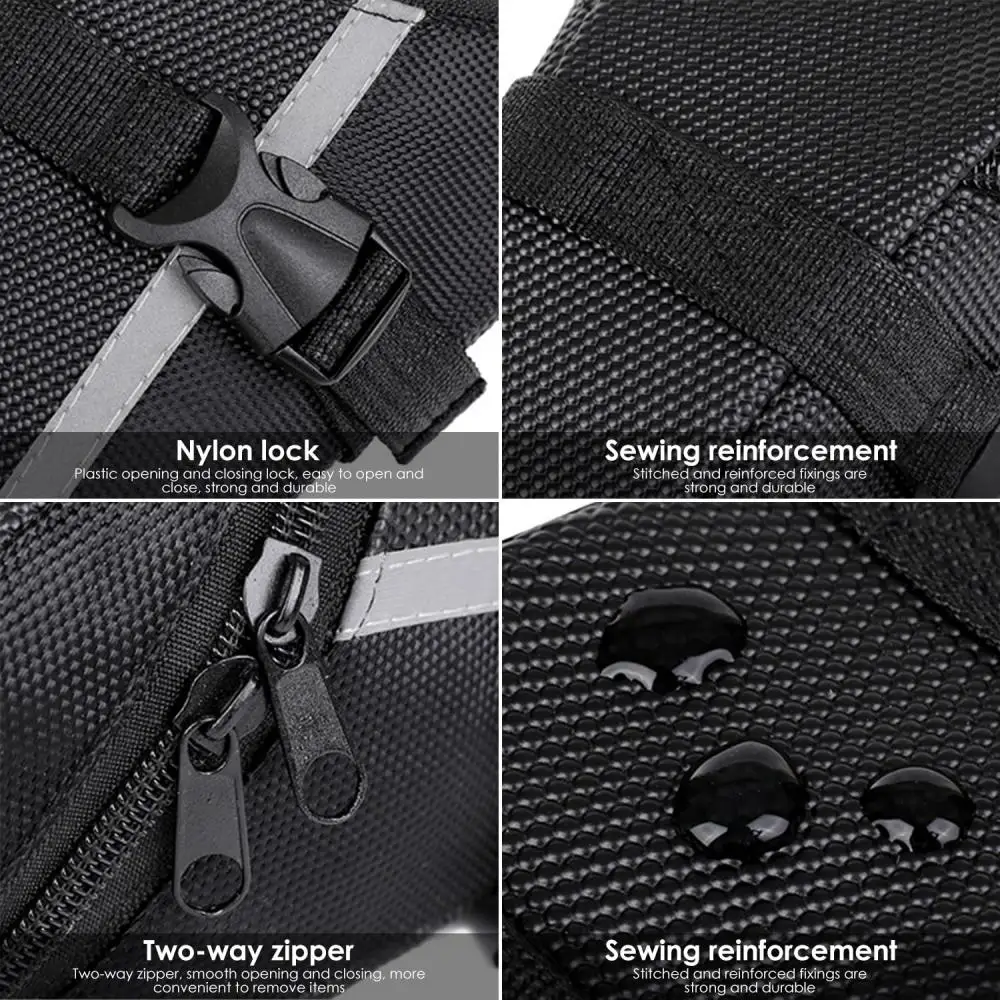 DOMEN Bicycle WaterProof Saddle Bag Bicycle  Reflective Tail Bag MTB Bike Universal Rear Bag Outdoor Bicycle Accessories