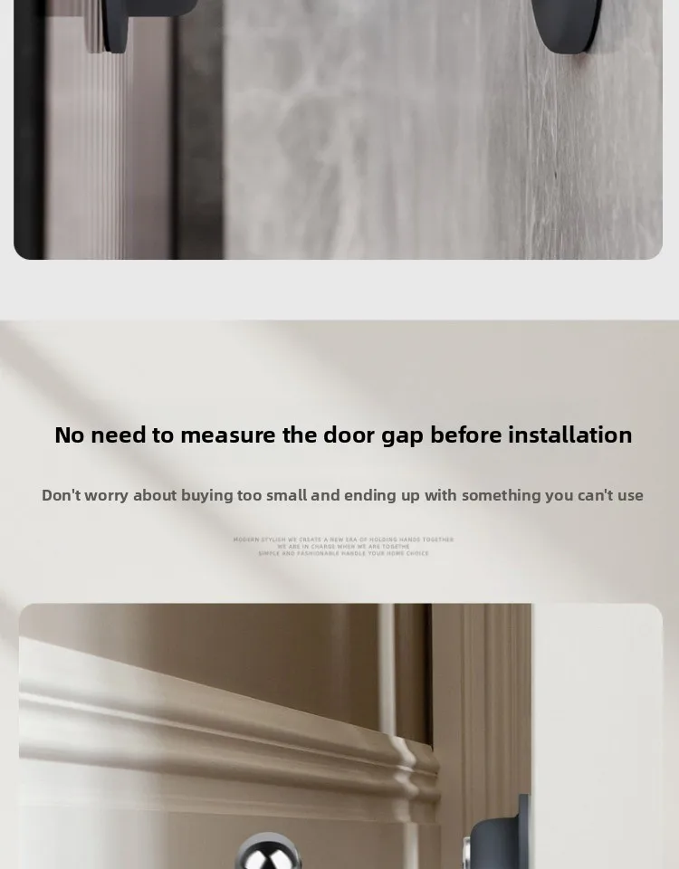 No-Drill Door Stopper for Room Bedroom Door Fixed Wall Protection Anti-Collision Household Silicone Strong Suction Floor Stopper