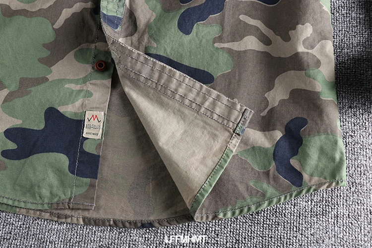 [24hour Fast Shipping] Men Camouflage Cargo Shirts High Quality Durable Outdoor Hiking Sport Daily American Style Casual Camicia