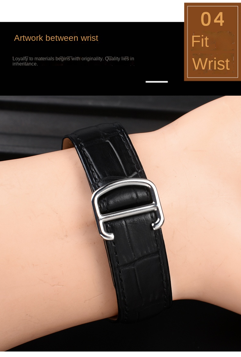 Genuine Leather Strap Replacement For Cartier Tank Solo Men Women Watch Chain Blue red pink Watchband Bracelet Belt 16 18 20mm