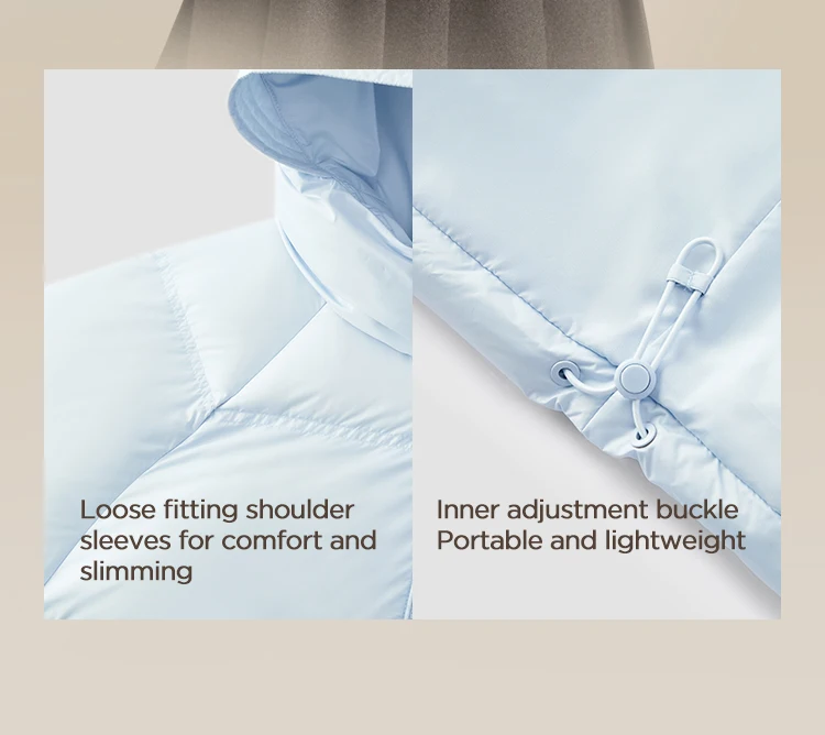 Semir Down Jacket Women Solid Color Loose Versatile 2025 Winter New Waterproof Oil-proof Stain-proof Hooded Coat Down Jacket
