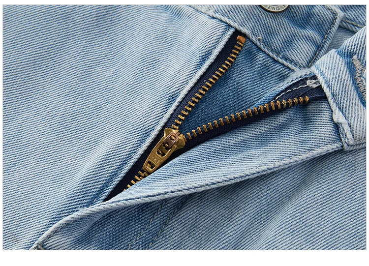 Semir Vintage Jeans Women 2026 Spring Distressed Loose Curved Blade Lyocell Blend Casual Retro Long Trousers