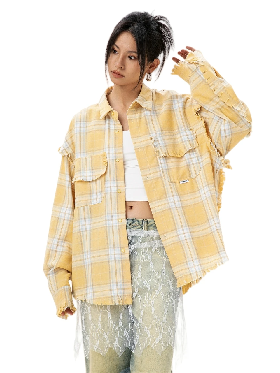 Shirts Woman Spring Fashion Blouses 2024 Korean Popular Clothes Tops Woman 2024 Luxury Elegant Women's Pink Striped Trend Shirt