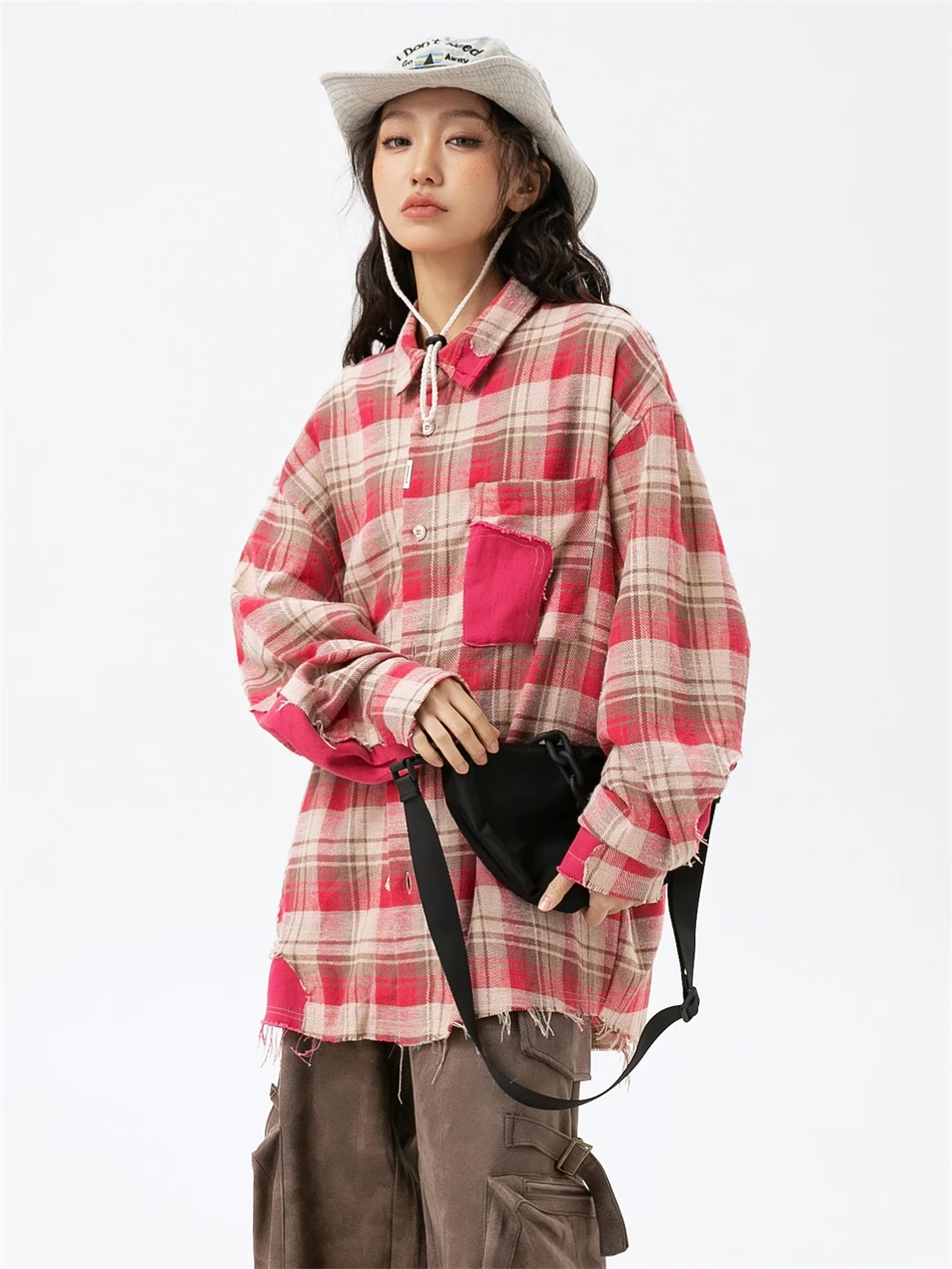 Shirts Woman Spring Fashion Blouses 2024 Korean Popular Clothes Tops Woman 2024 Luxury Elegant Women's Pink Striped Trend Shirt