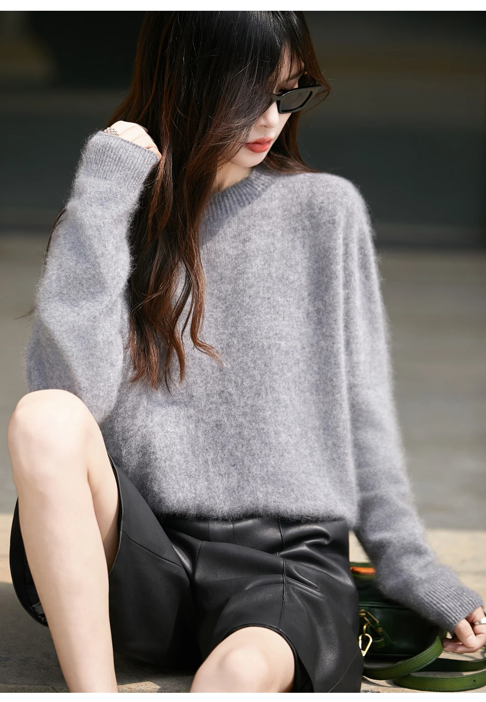 WinvyNee Women's Clothing Brushed Wool O Neck Pink Causal Sweaters Soft Solid Knitted Tops Pullovers Jumpers Winter A1713001