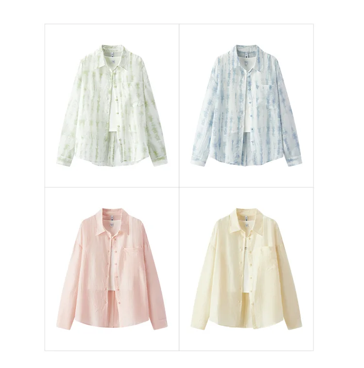 Semir Women Shirt Textured 2026 Loose Fit Two Piece Set Urban Casual Everyday Style Soft Comfortable Daily Wear