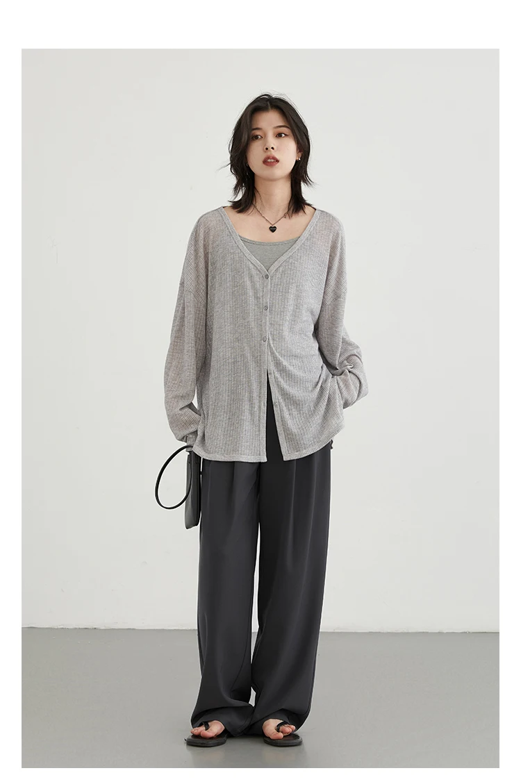CHIC VEN Women Pants New Casual High Waisted Female Pleated Trousers Drooping Wide Leg Long Pant Office Lady Spring Summer 2025