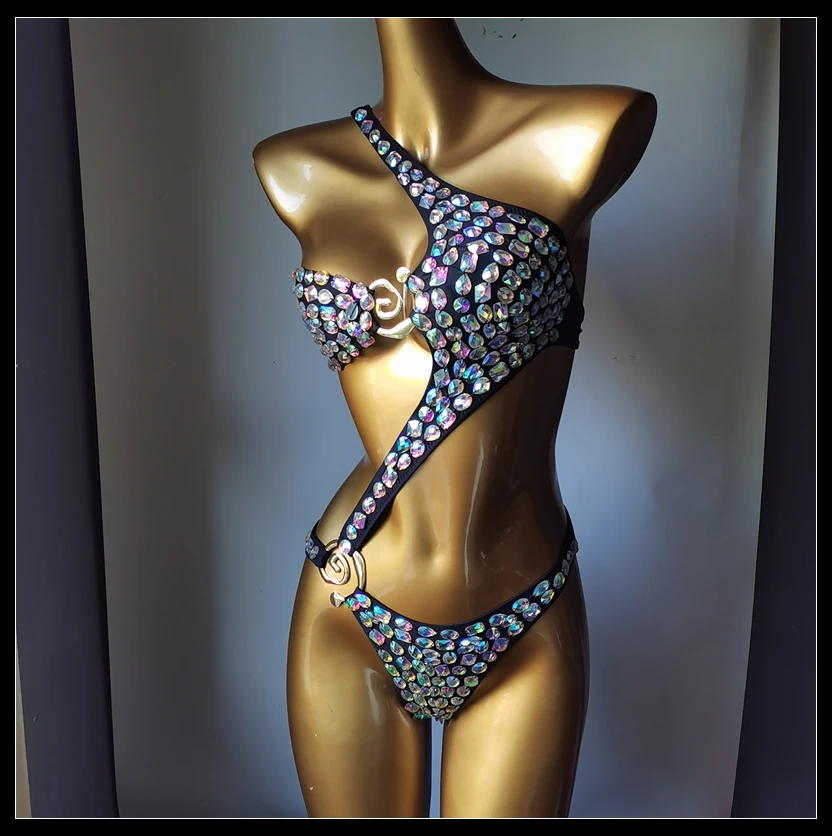 2025 newest fashion swimsuit bar bikinidiamond bikini crystal bar bikini swimsuit handmade bar bikini diamond bikini swimsuit