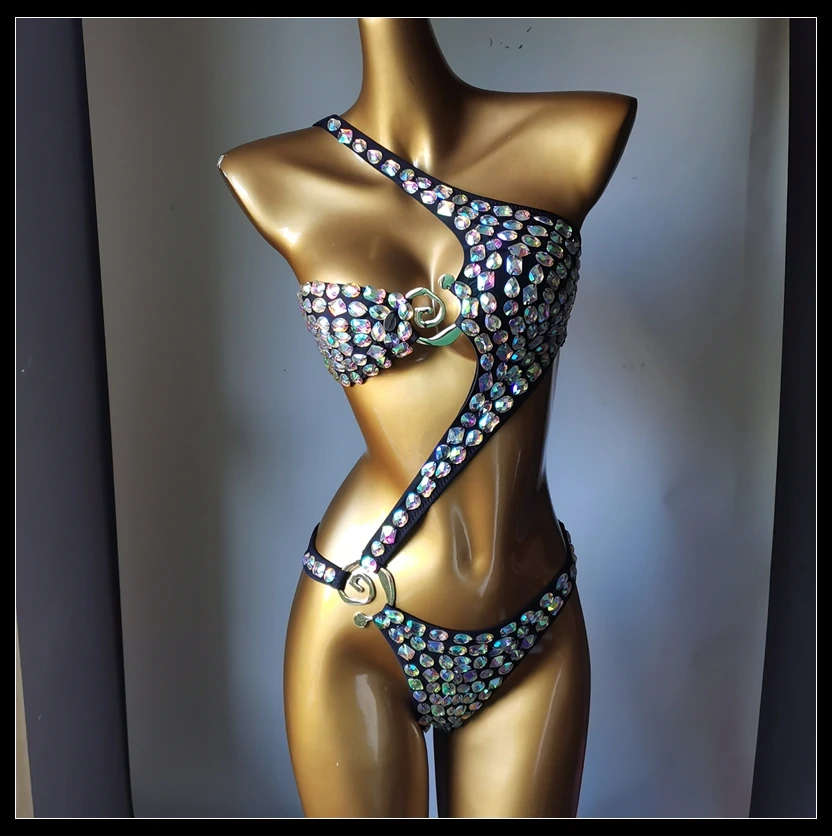 2025 newest fashion swimsuit bar bikinidiamond bikini crystal bar bikini swimsuit handmade bar bikini diamond bikini swimsuit