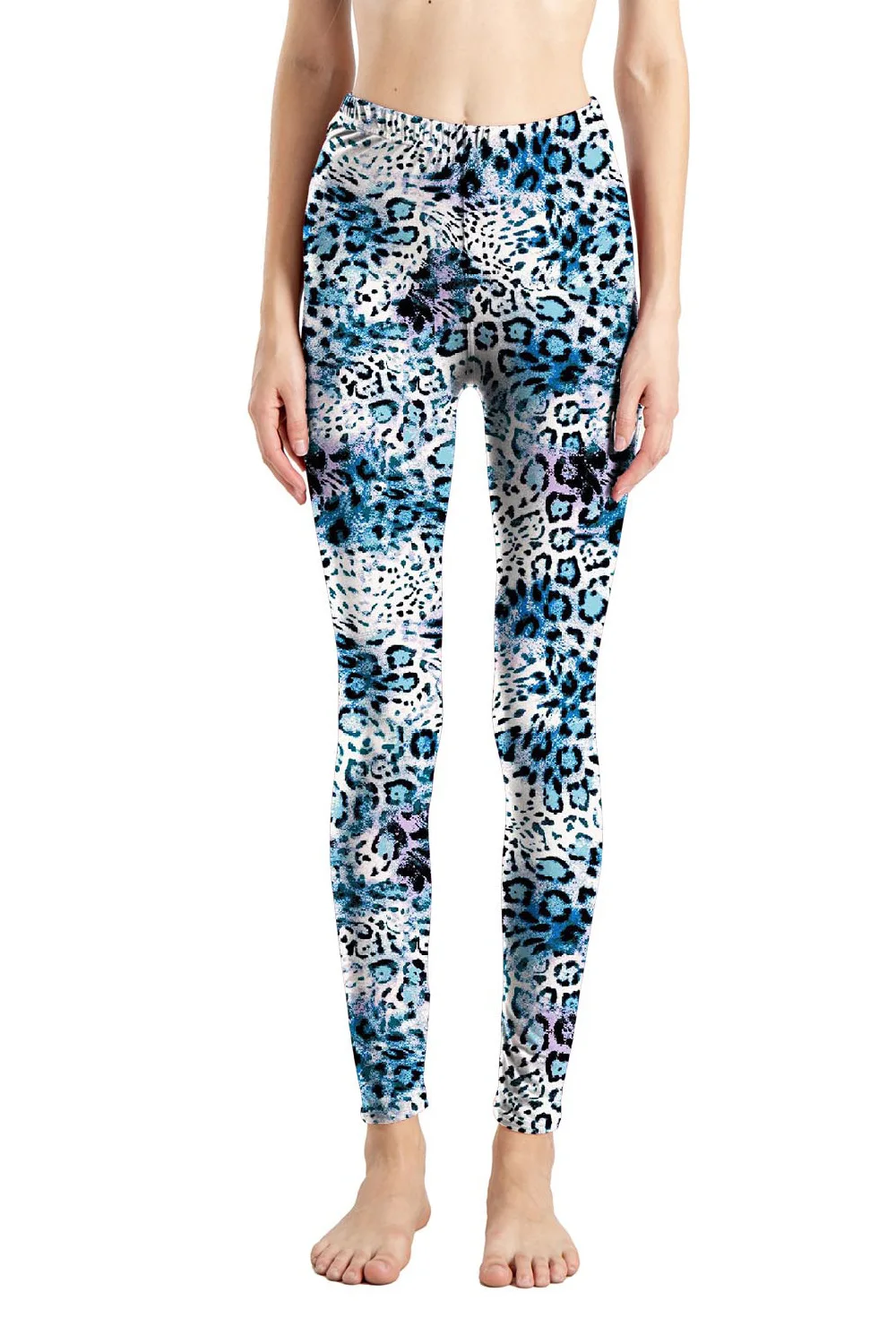 Women's Leggings Zebra Print Tights Polyester Spandex Blended Elastic Waist Fleece Autumn and Winter Clothing