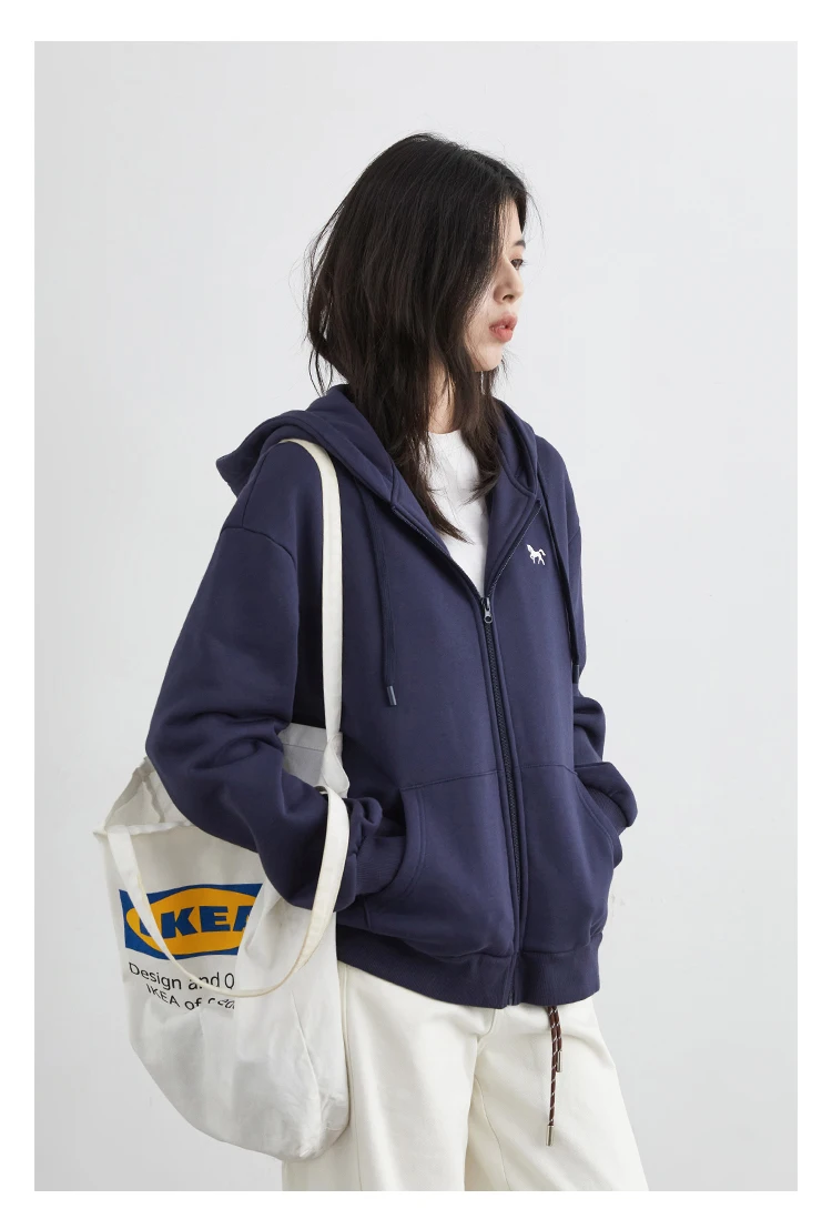 CHIC VEN Korean Women Sweatshirts Loose Casual New Hooded Female Top Drawstring Ladies Jacket Fleece Pullover Autumn Winter 2025