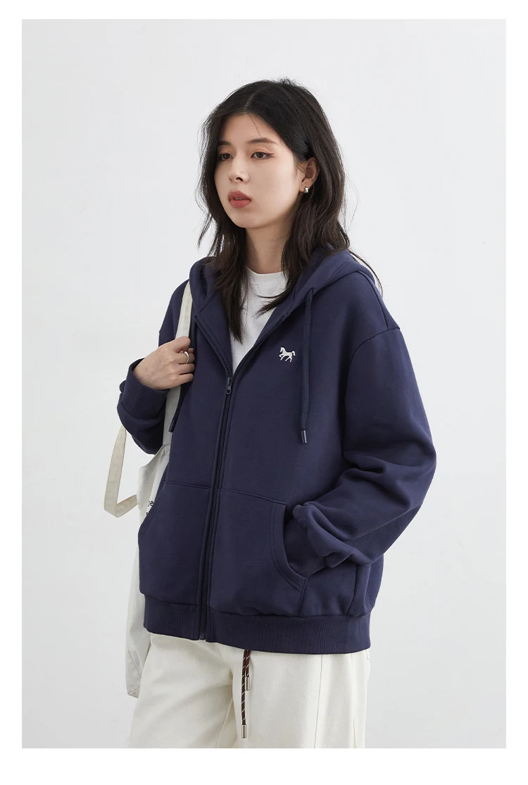 CHIC VEN Korean Women Sweatshirts Loose Casual New Hooded Female Top Drawstring Ladies Jacket Fleece Pullover Autumn Winter 2025