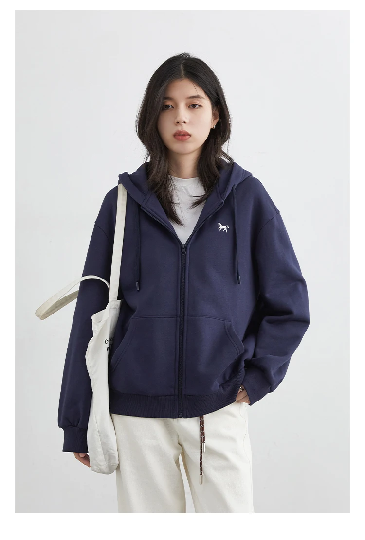 CHIC VEN Korean Women Sweatshirts Loose Casual New Hooded Female Top Drawstring Ladies Jacket Fleece Pullover Autumn Winter 2025