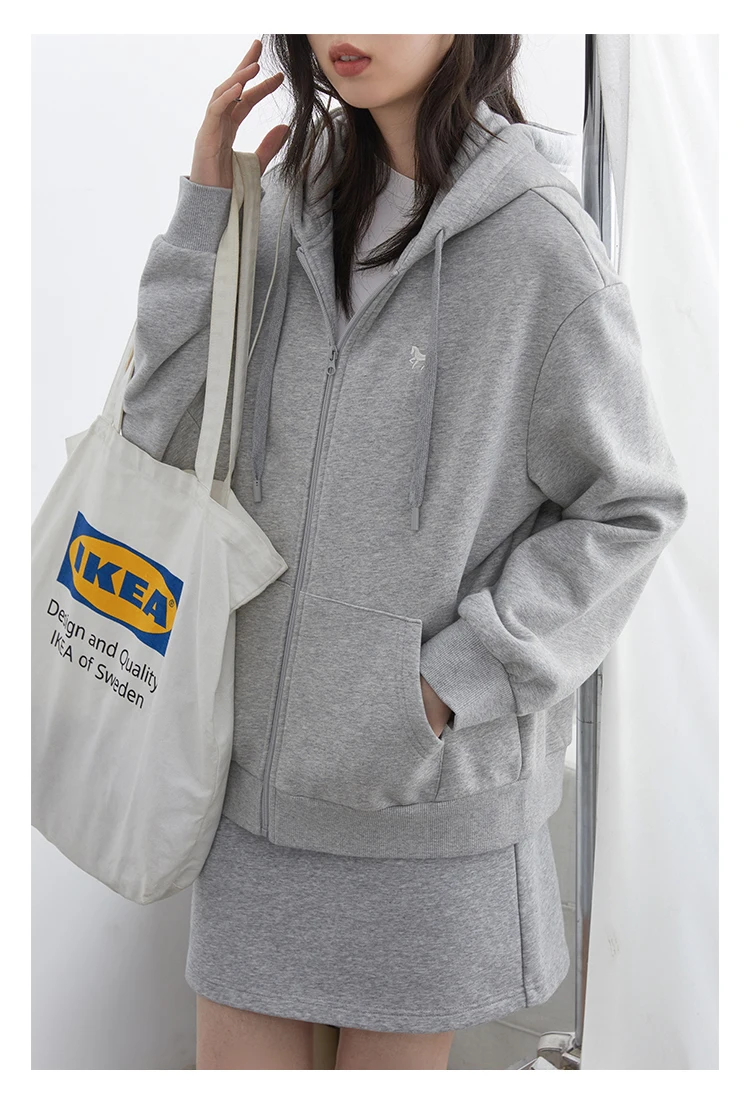 CHIC VEN Korean Women Sweatshirts Loose Casual New Hooded Female Top Drawstring Ladies Jacket Fleece Pullover Autumn Winter 2025
