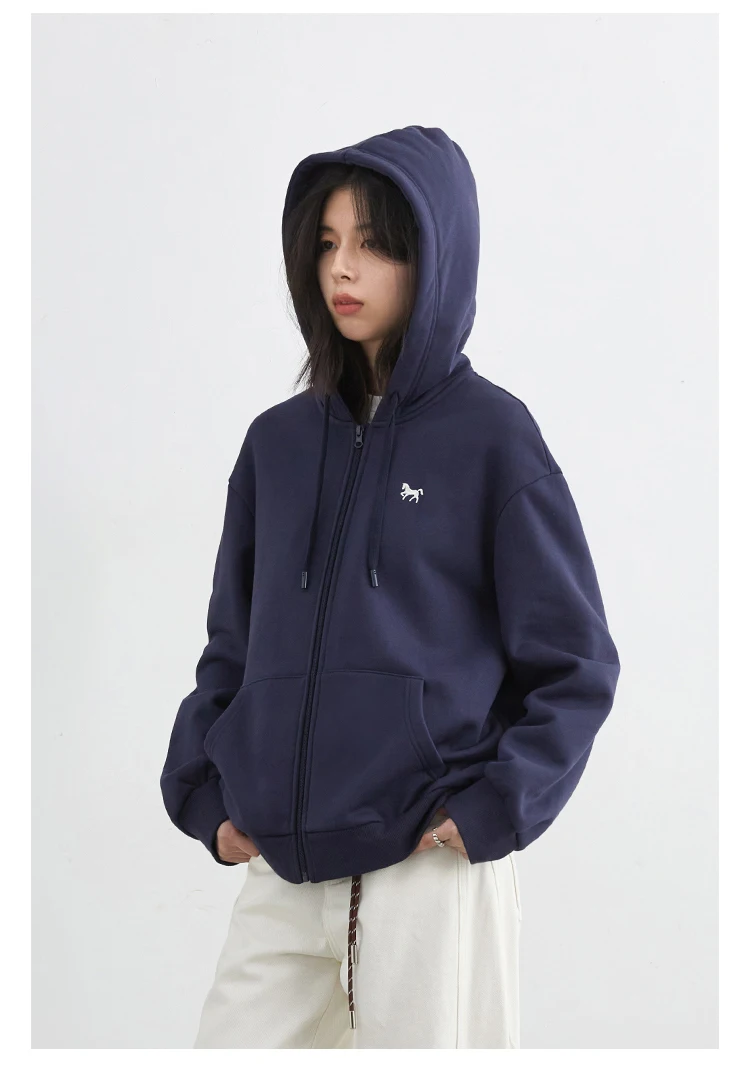 CHIC VEN Korean Women Sweatshirts Loose Casual New Hooded Female Top Drawstring Ladies Jacket Fleece Pullover Autumn Winter 2025