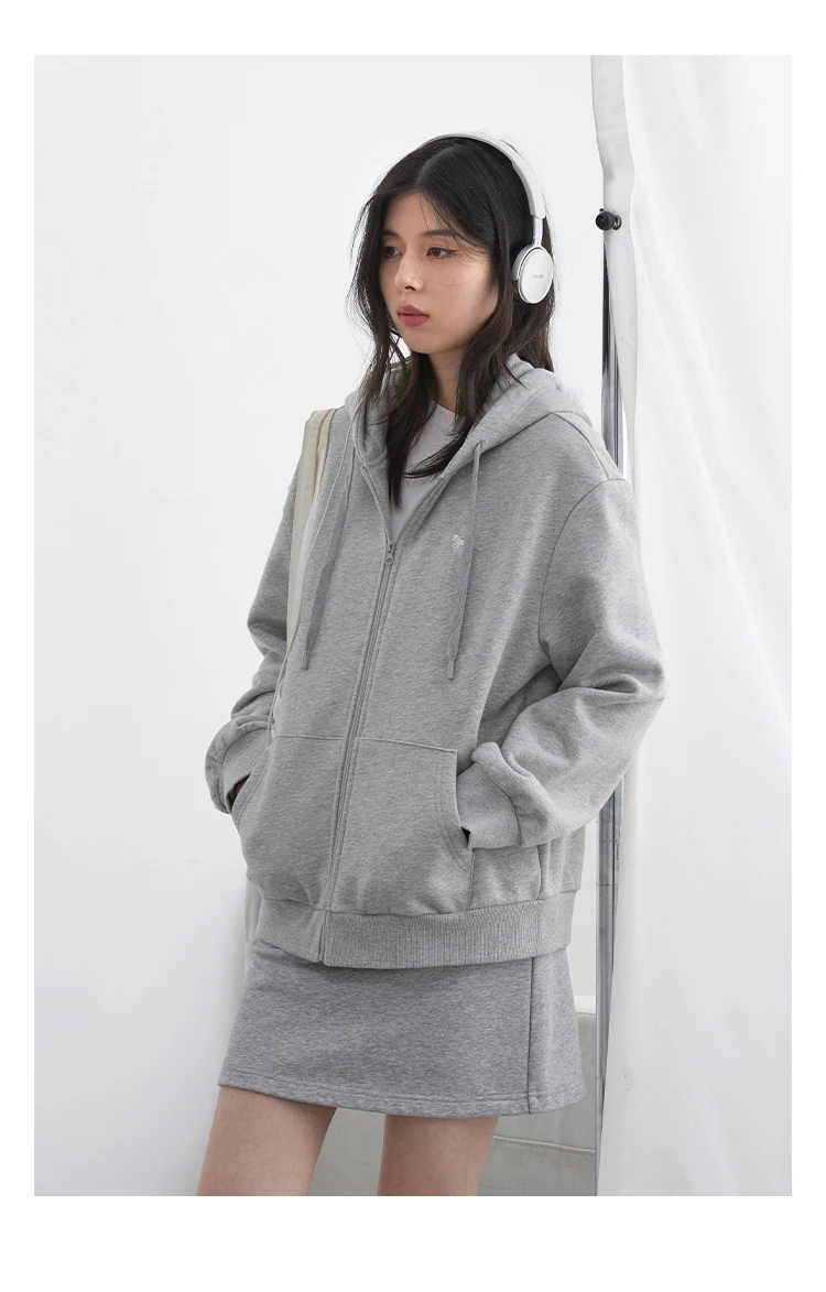 CHIC VEN Korean Women Sweatshirts Loose Casual New Hooded Female Top Drawstring Ladies Jacket Fleece Pullover Autumn Winter 2025