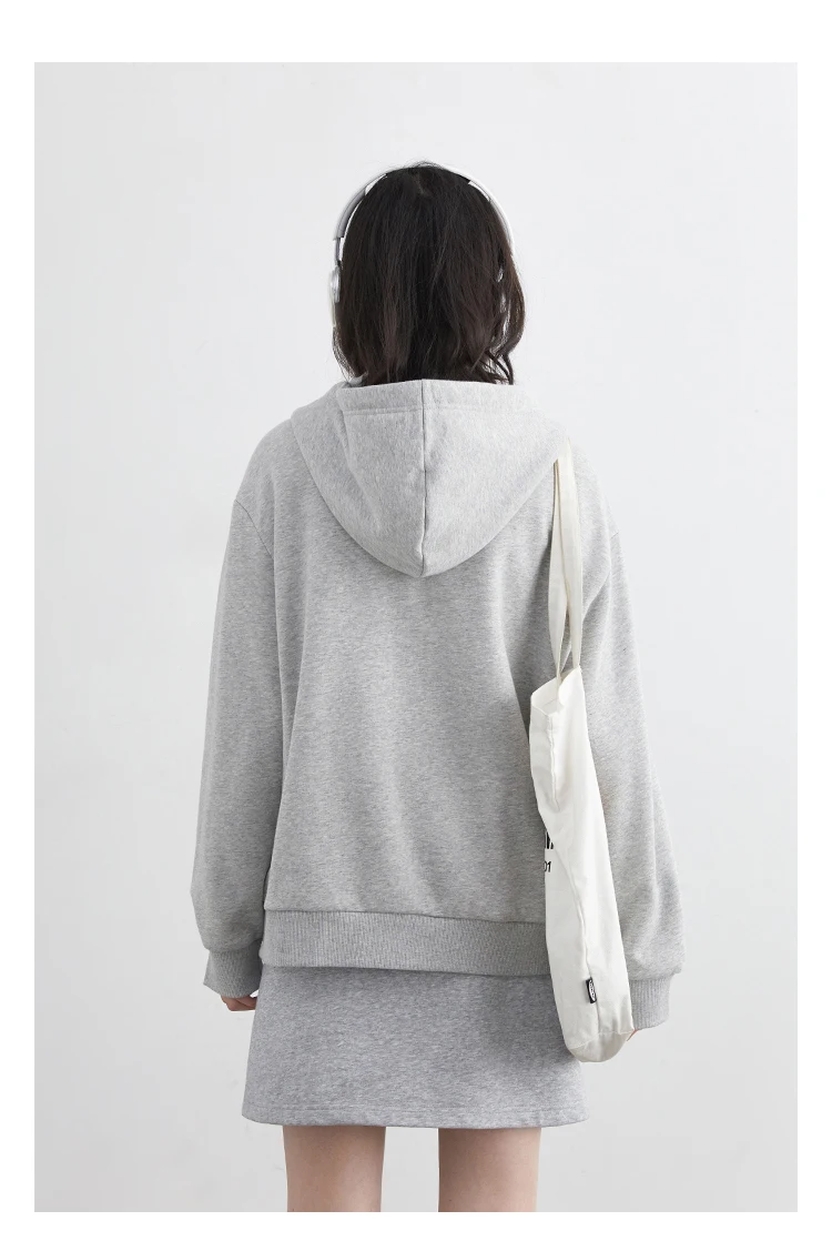 CHIC VEN Korean Women Sweatshirts Loose Casual New Hooded Female Top Drawstring Ladies Jacket Fleece Pullover Autumn Winter 2025