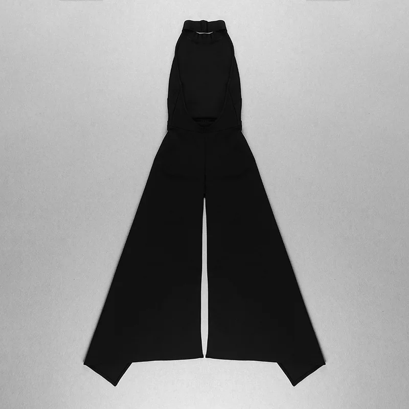 TWOTWINSTYLE Sexy Two Piece Set Women Halter Sleeveless Open Back Top High Waist Pleated Maxi Skirt Slim Women's Suit Summer New