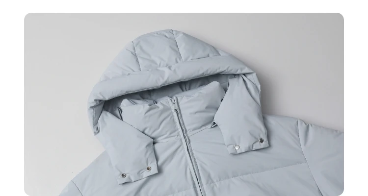 CHIC VEN Fashion Women Down Coats Hooded Thick Loose Solid Female 90 White Duck Down Jacket Ladies Topcoat Autumn Winter 2025