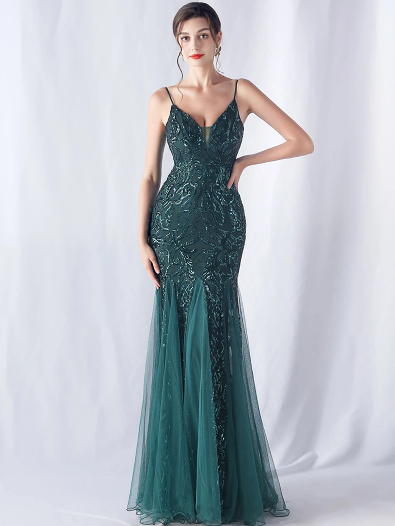 Sexy Elegant Long Wedding Evening Dresses for Women 2026 Mesh Birthday Party Dresses Woman Pink Maxi Sequin Summer Dress Vestido